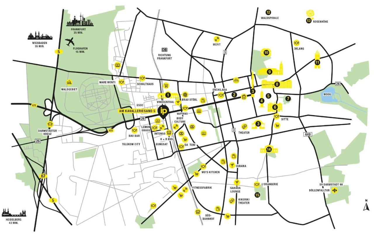 Ipartment Darmstadt Exteriér fotografie